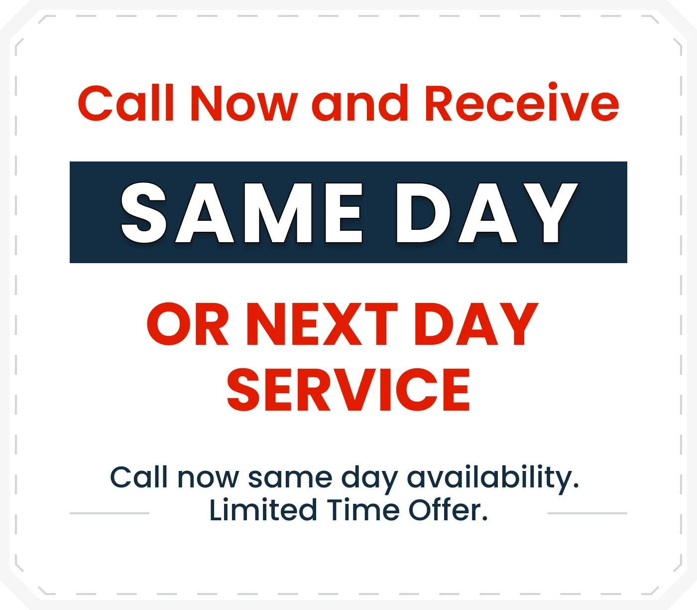 same day service